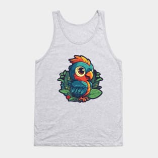 Happy parrot Tank Top